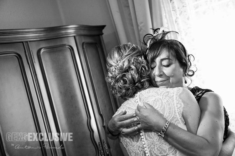 Durante los preparativos de la novia los sentimientos están a flor de piel